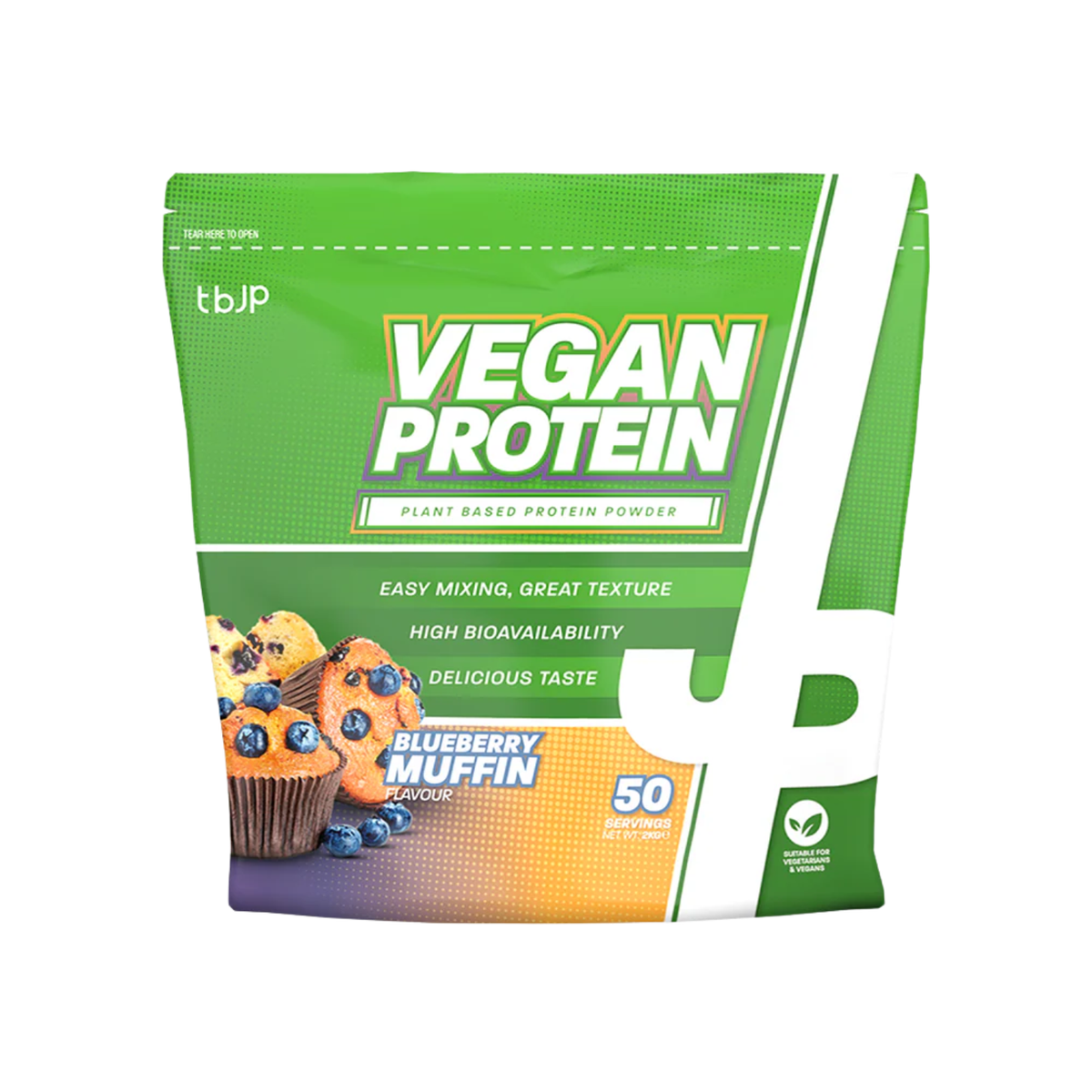 Trained By JP Vegan Protein 2kg