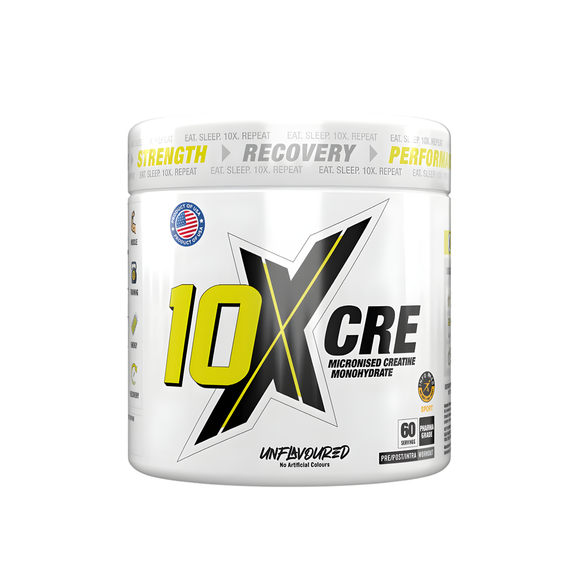 10X Athletic Micronised Creatine Monohydrate